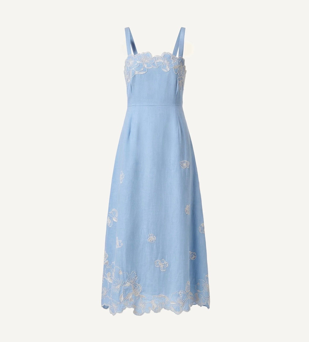 MARCELINE MIDI DRESS | GLACIER LAKE