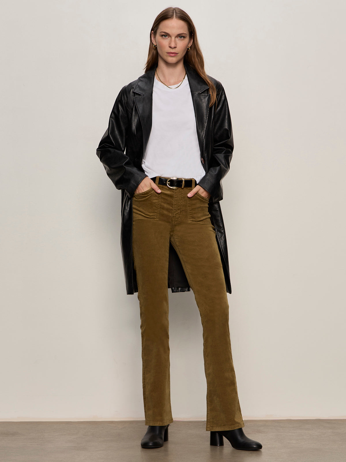 VELVETEEN BROOK BOOTCUT PANT DIRTY MARTINI