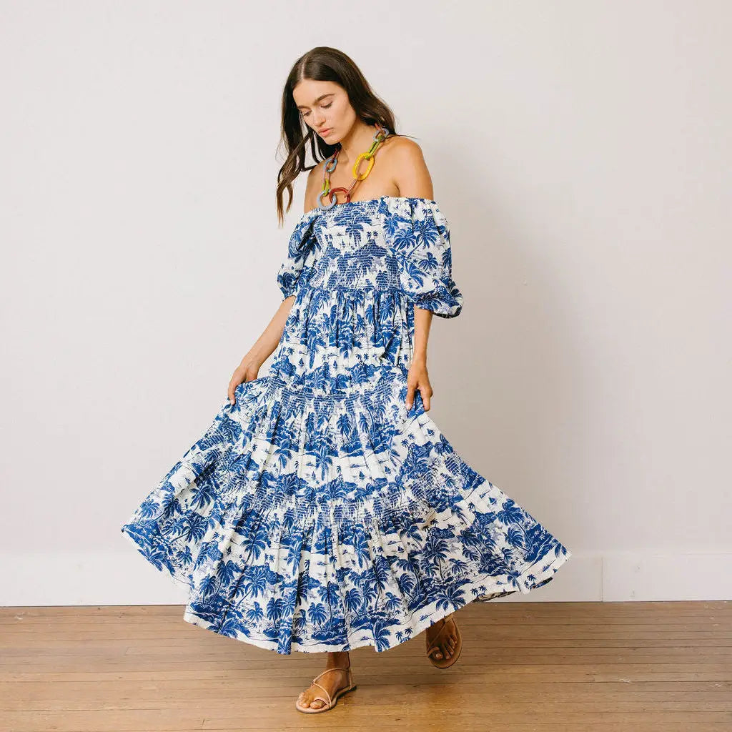 Tropical Toile Tula Dress