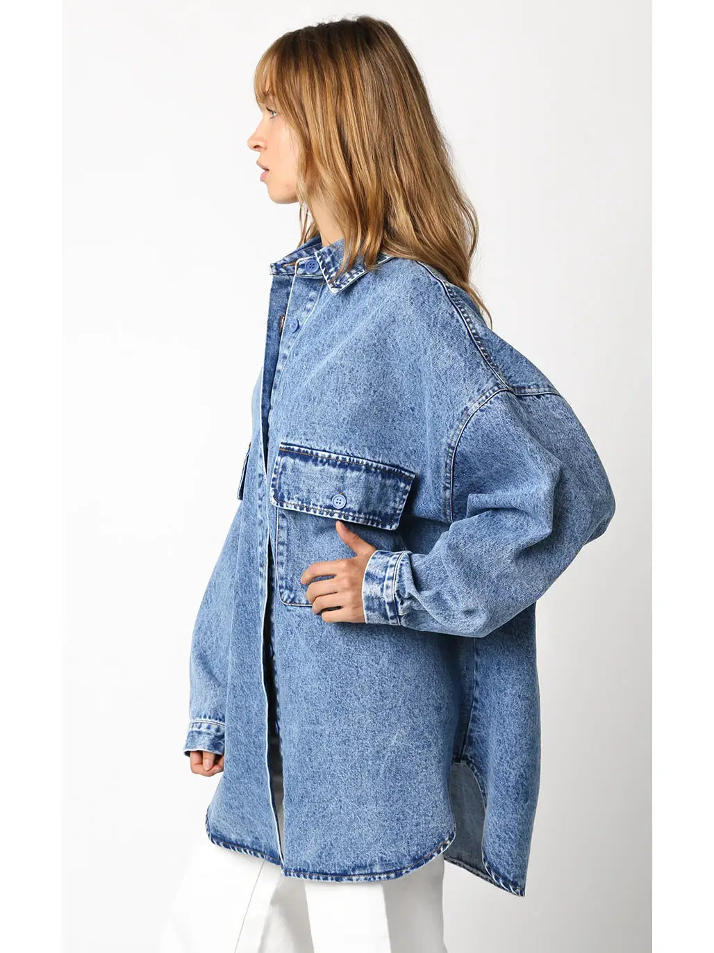 Finley Oversized Denim Shirt
