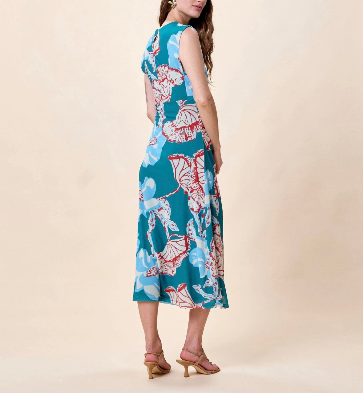 JOELLE MIDI DRESS | LA ROUGE NORTH SEA