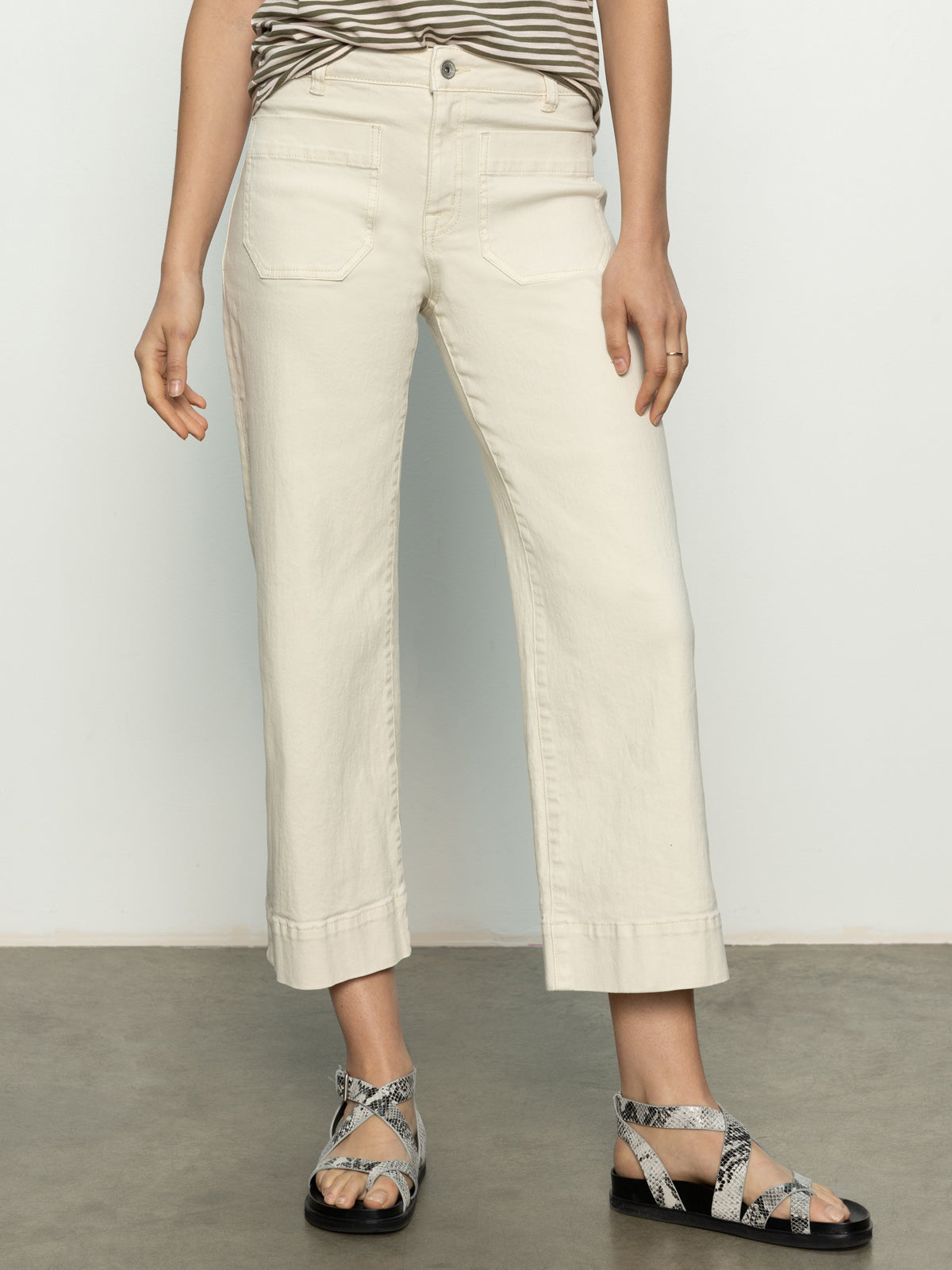 THE MARINE STANDARD RISE DENIM PANT FRENCH VANILLA
