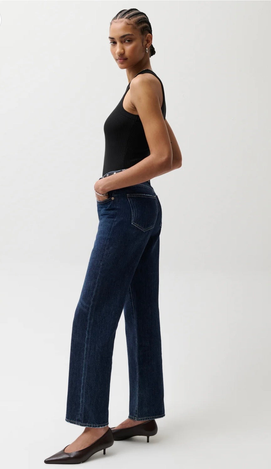 CASSIE SUPER HIGH RISE STRAIGHT JEAN - CULTIVATE