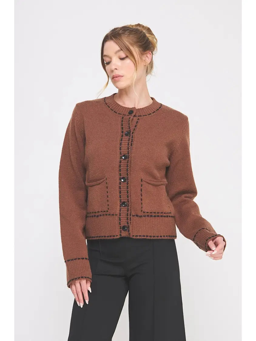 Stitch Detail Cardigan