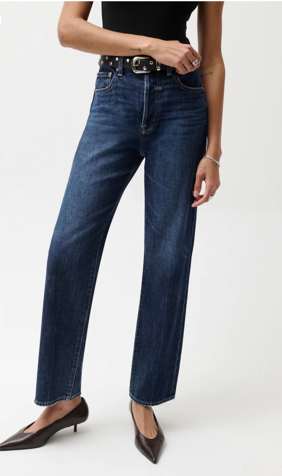 CASSIE SUPER HIGH RISE STRAIGHT JEAN - CULTIVATE