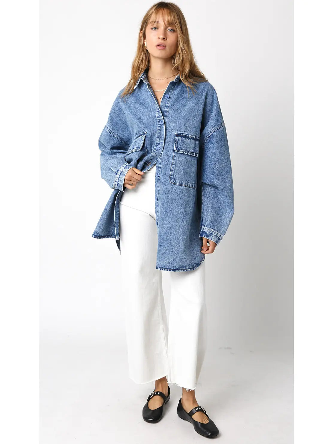 Finley Oversized Denim Shirt