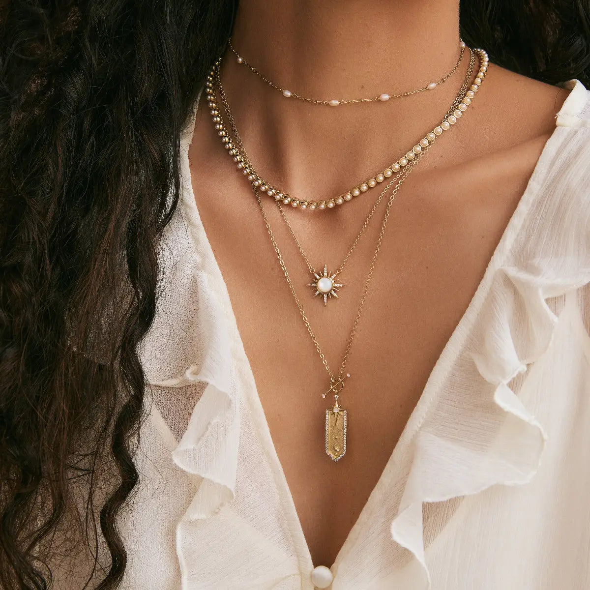 Galaxy Pendant- Golden