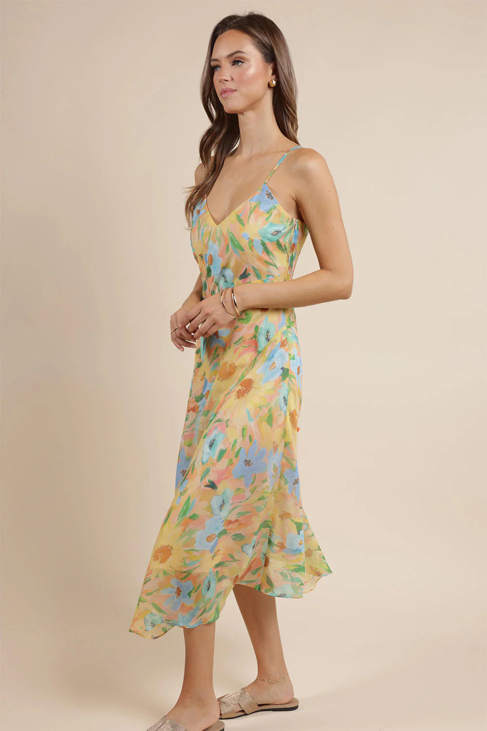 DAISY CHAIN SLIP DRESS