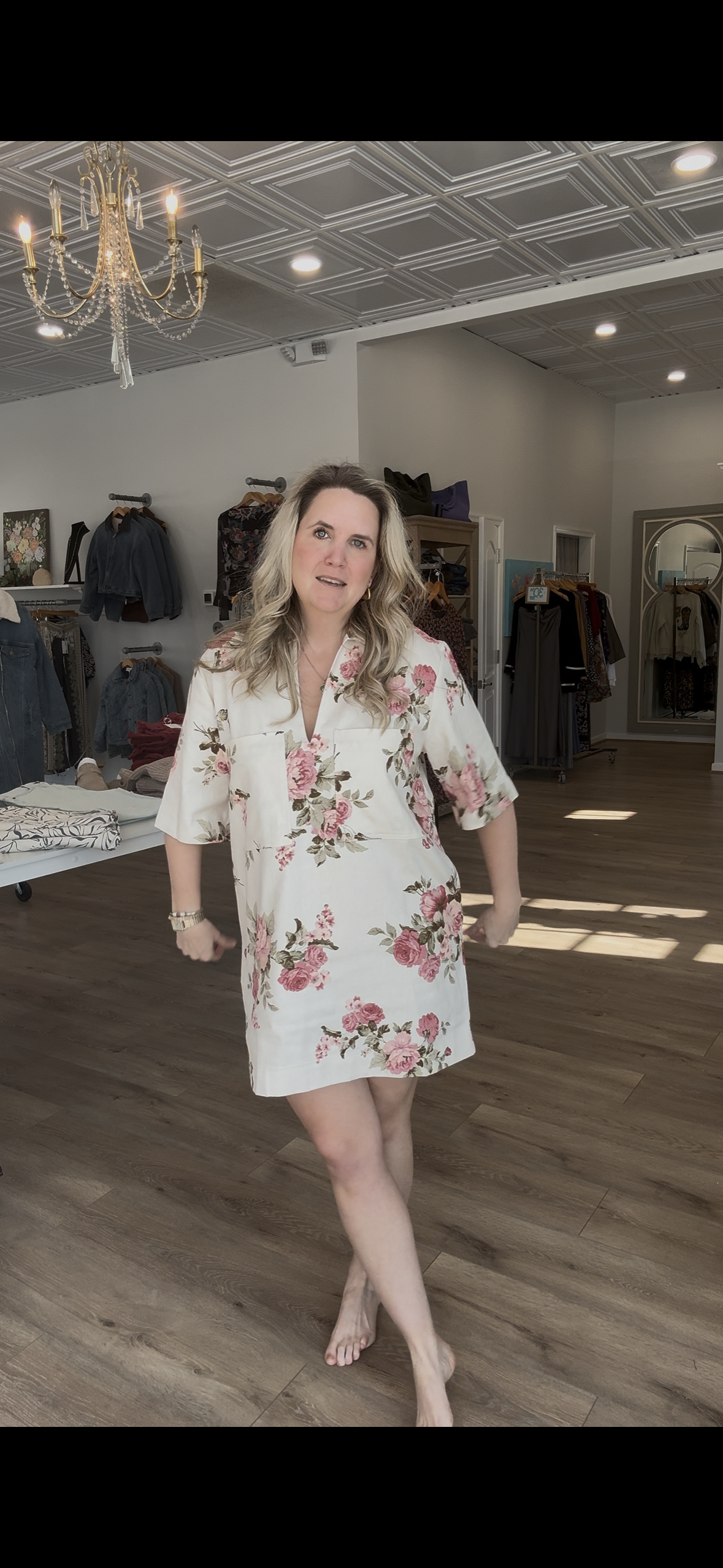 Brielle Floral Collar Dress