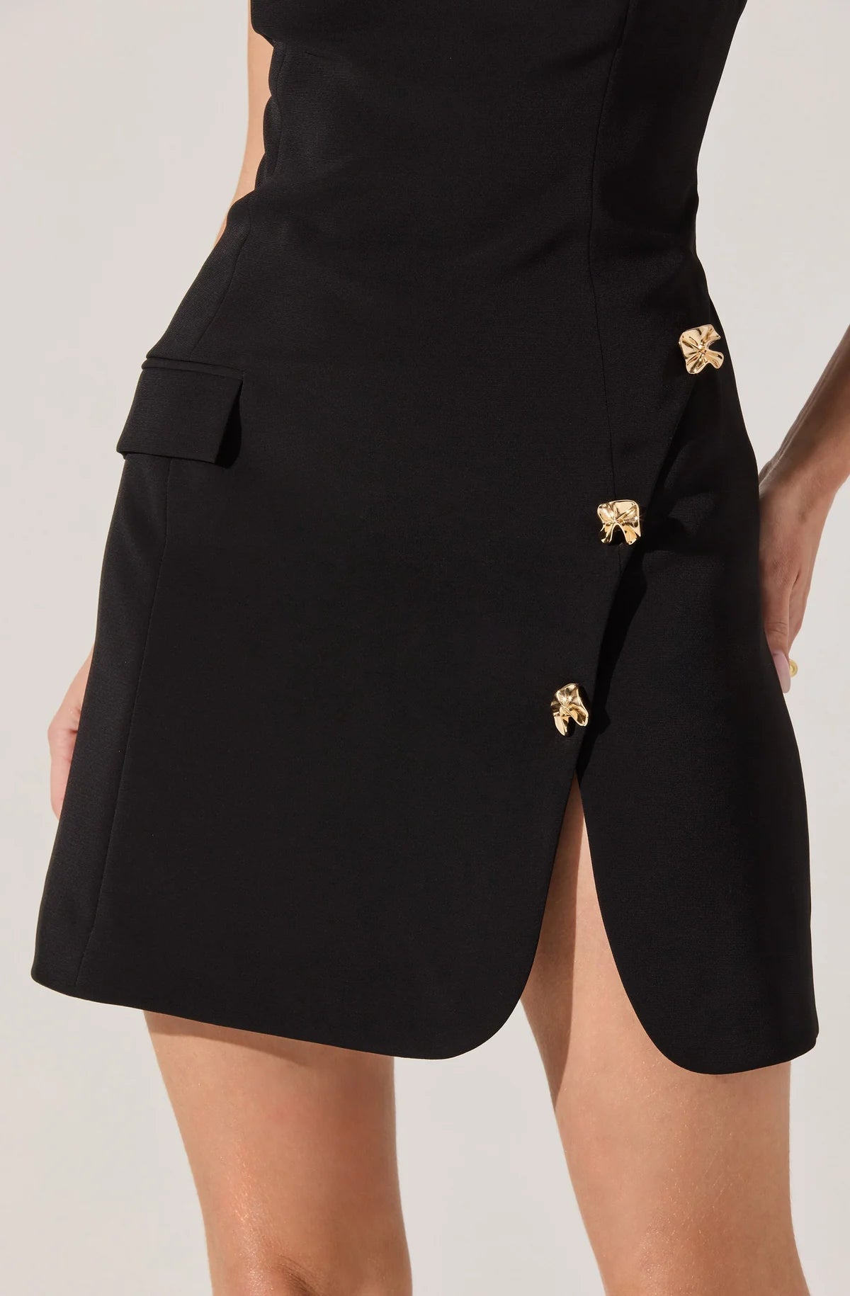 Nixie Tailored Split Skirt Dress