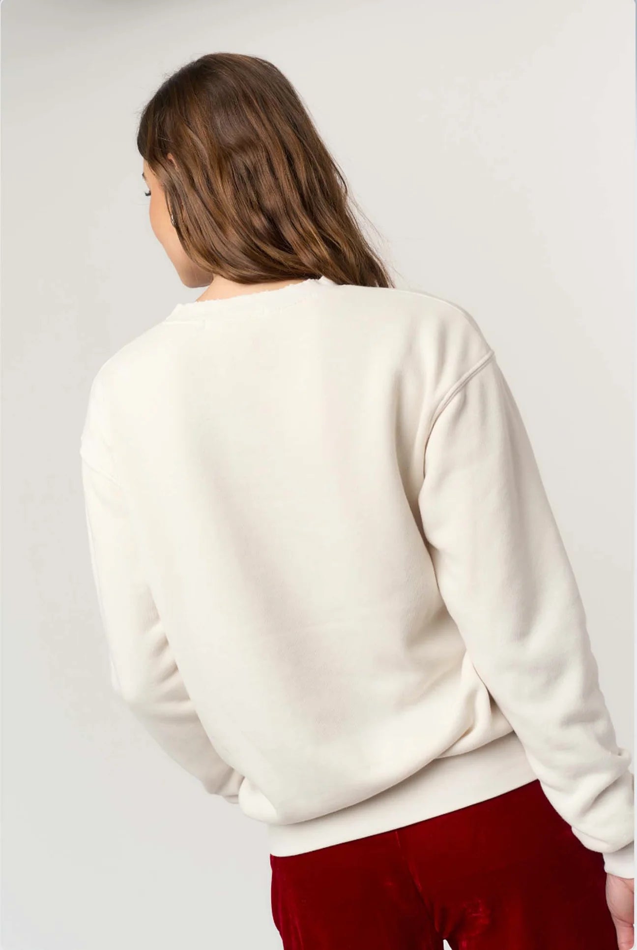 DECK THE HALLS Y'ALL SWEATSHIRT - VINTAGE WHITE