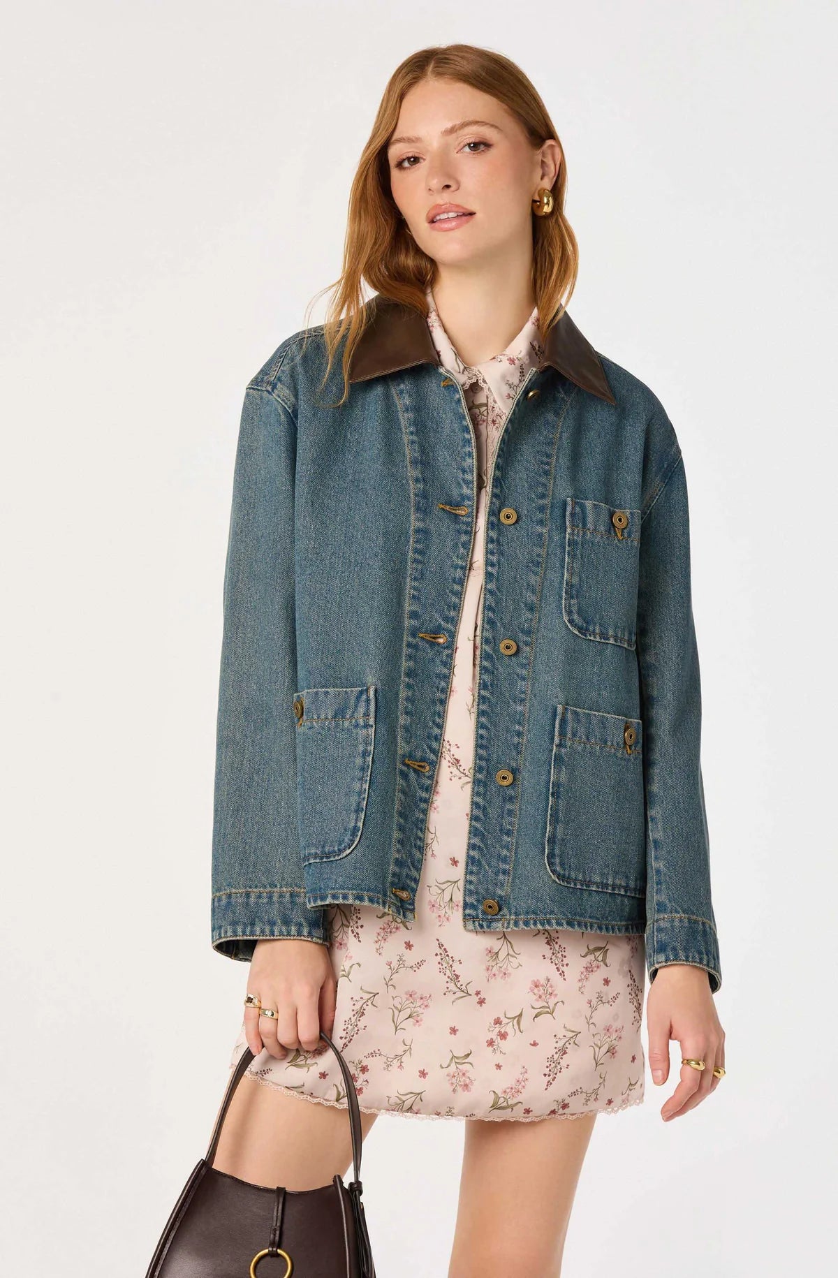 Leslie Denim Chore Jacket