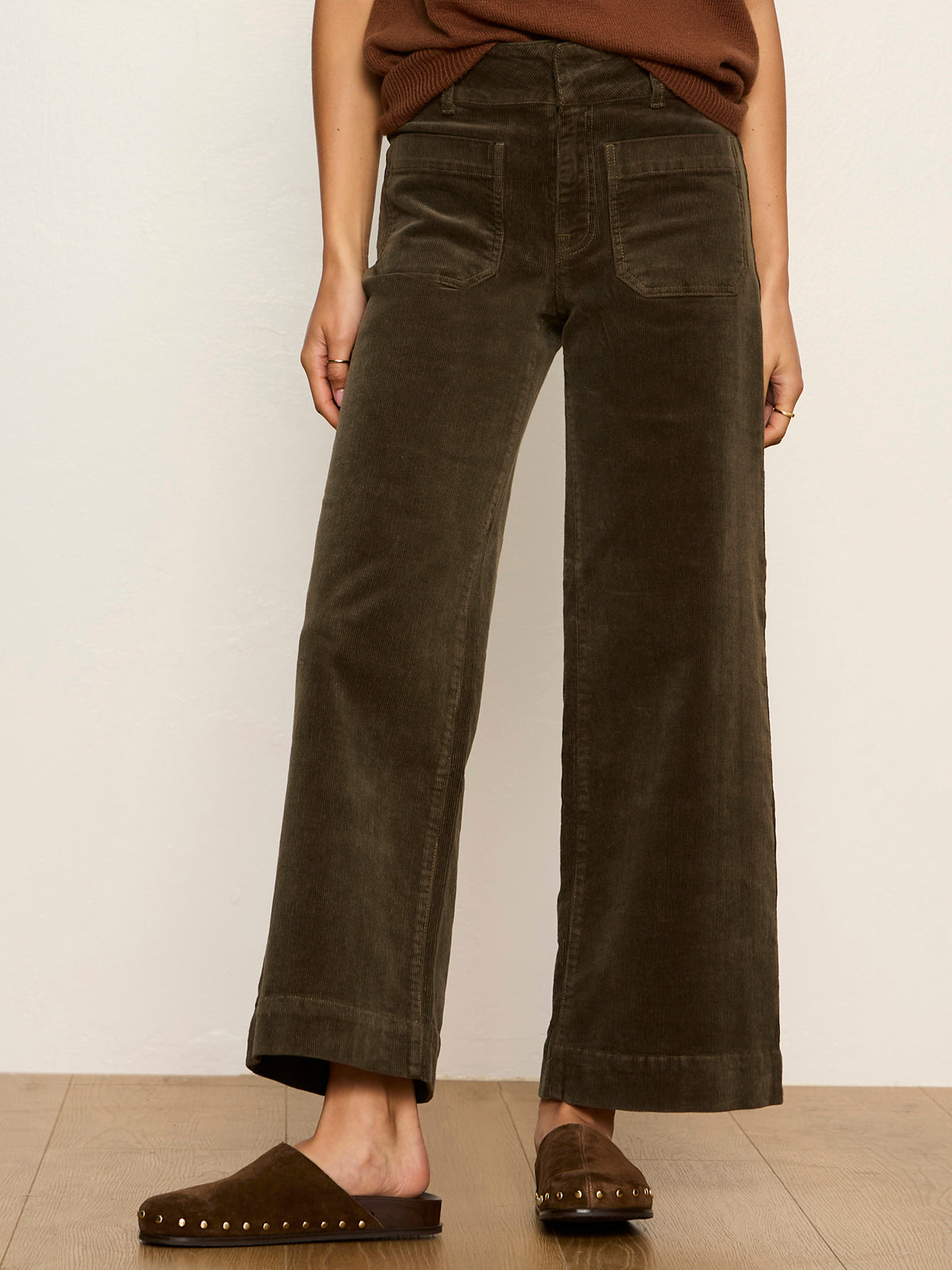 CHELSEA WIDE LEG PANT KALAMATA
