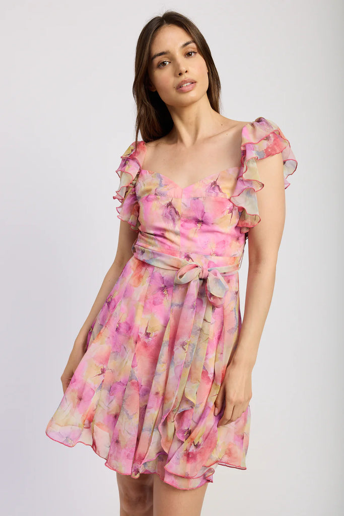 white christmas dresses Champagne Halterneck Mini Dress