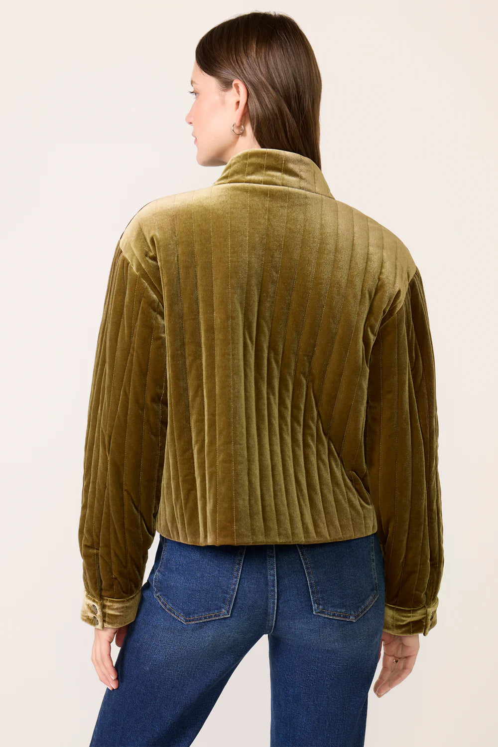 QUILTED VELVET JACKET