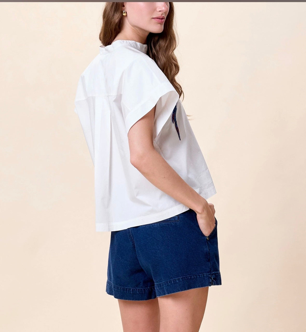 ARIEL BLOUSE | WHITE