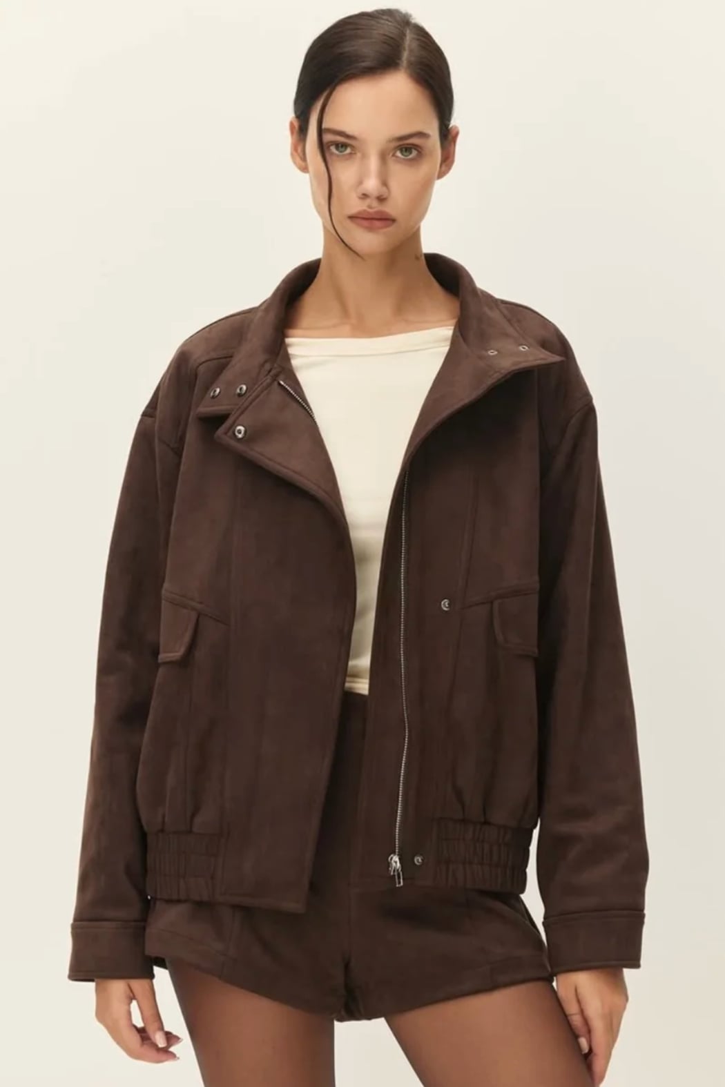 Marceau Faux Suede Jacket