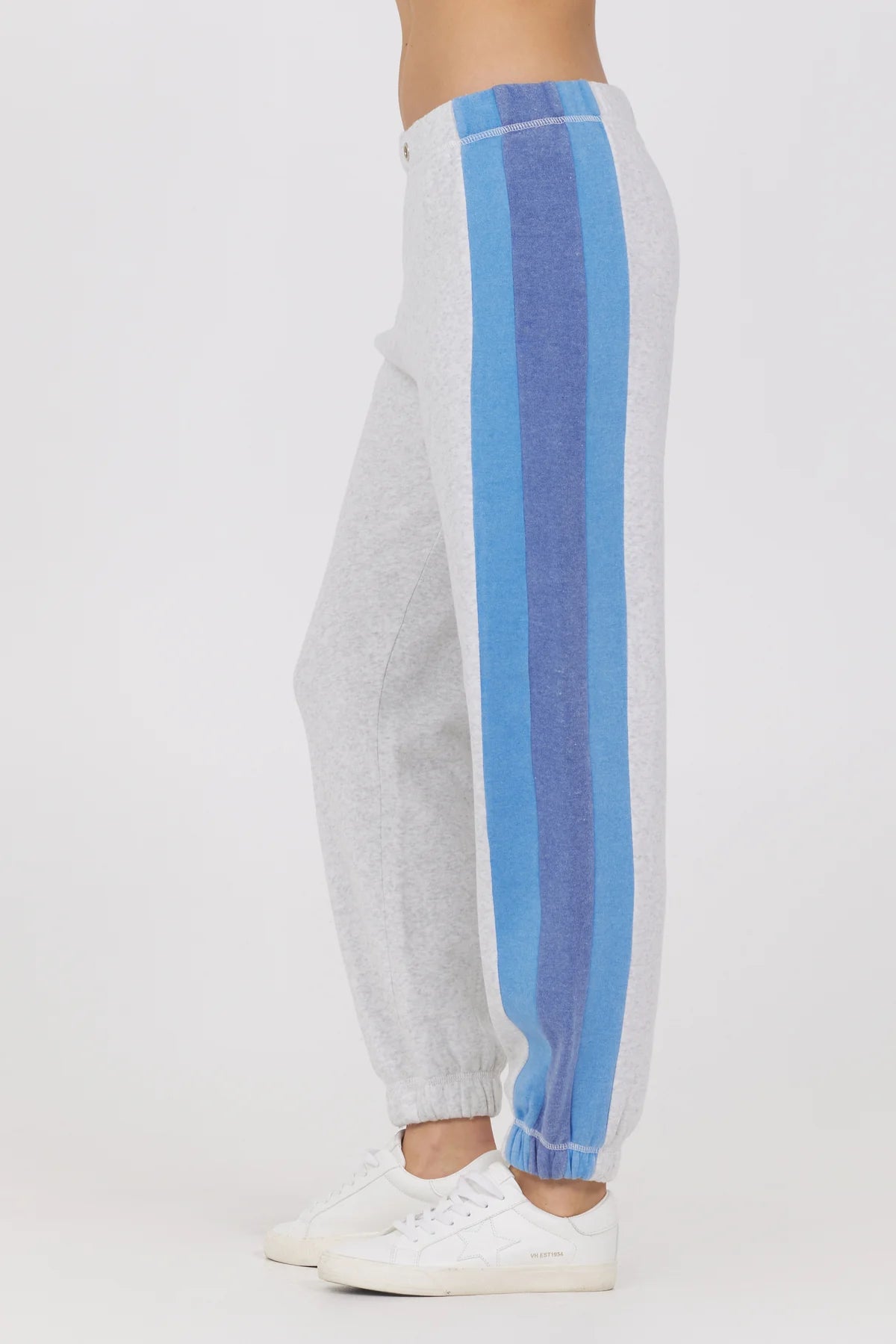 COLOR BLOCK BURNOUT FLEECE JOGGER