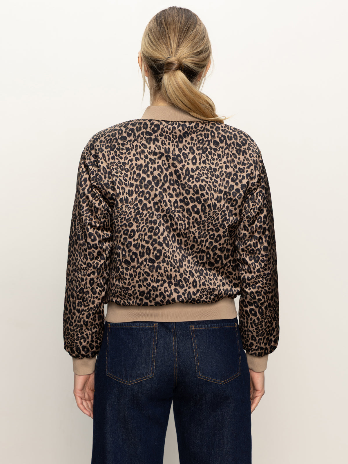 MONROE SATEEN BOMBER JACKET FRENCH KITTY