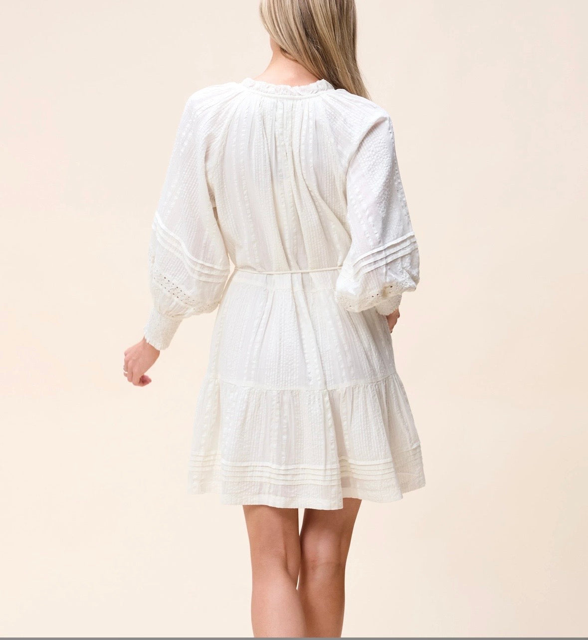MEADOW MINI DRESS | IVORY
