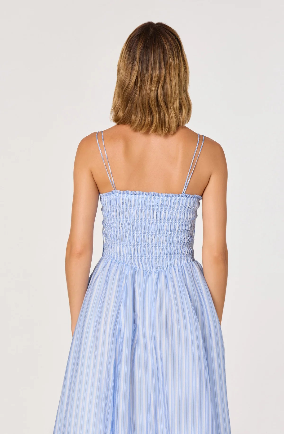Lahela Smocked Midi Dress