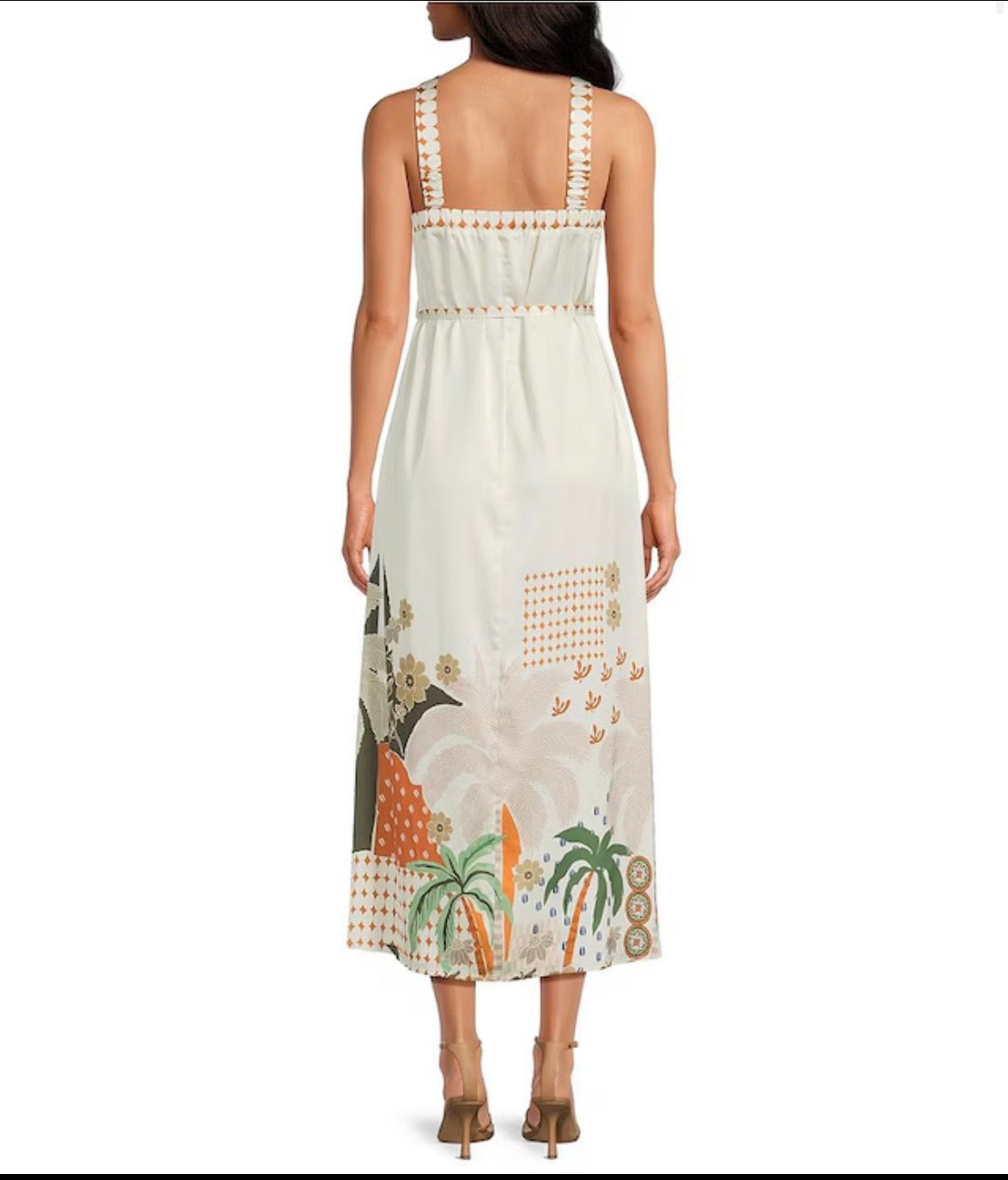 Pricella Halter Neck Sleeveless Satin Midi Dress