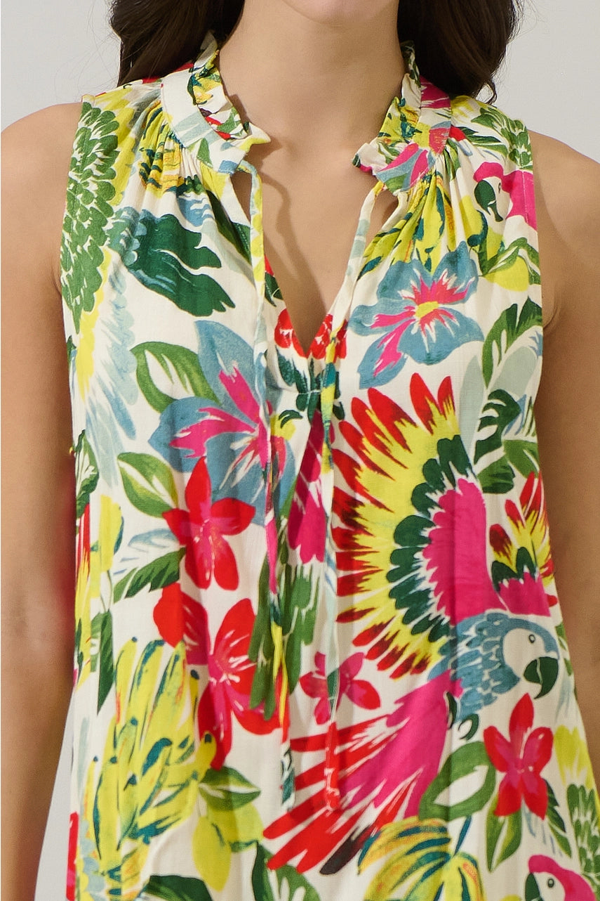 Wissa Tropical Miley Sleeveless Blouse