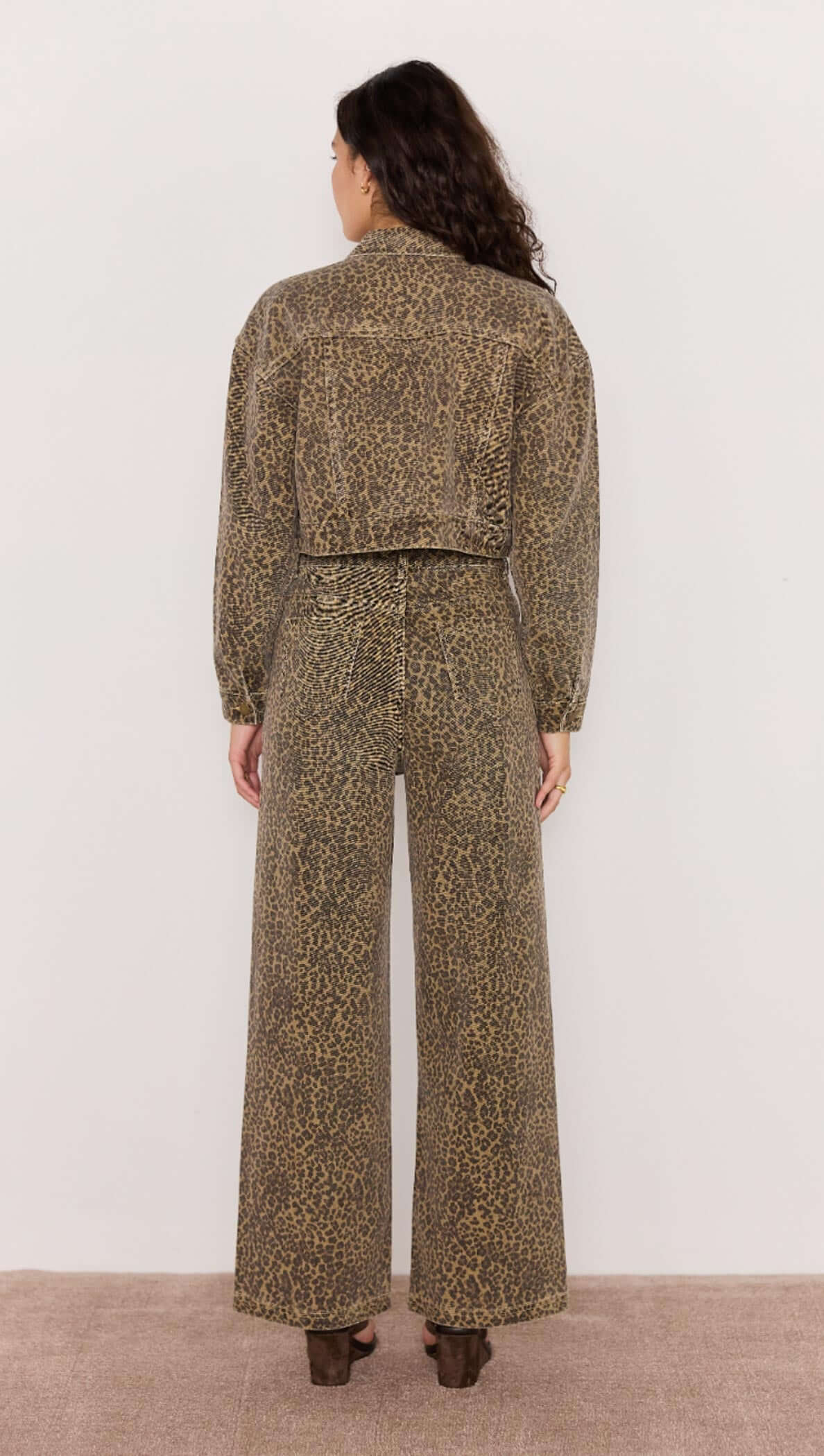 ANOUK ANIMAL PRINT CROP JACKET
