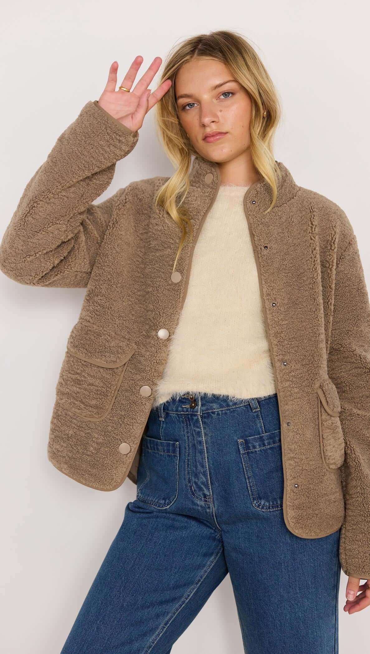 EMMA SHERPA JACKET