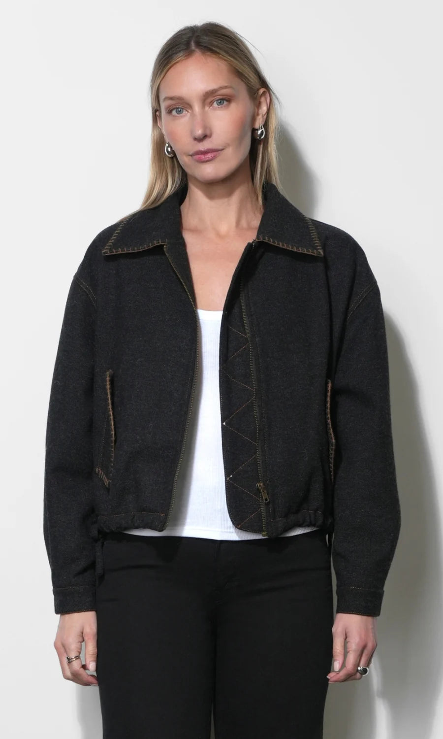 Kian Jacket with Embroidery Detail