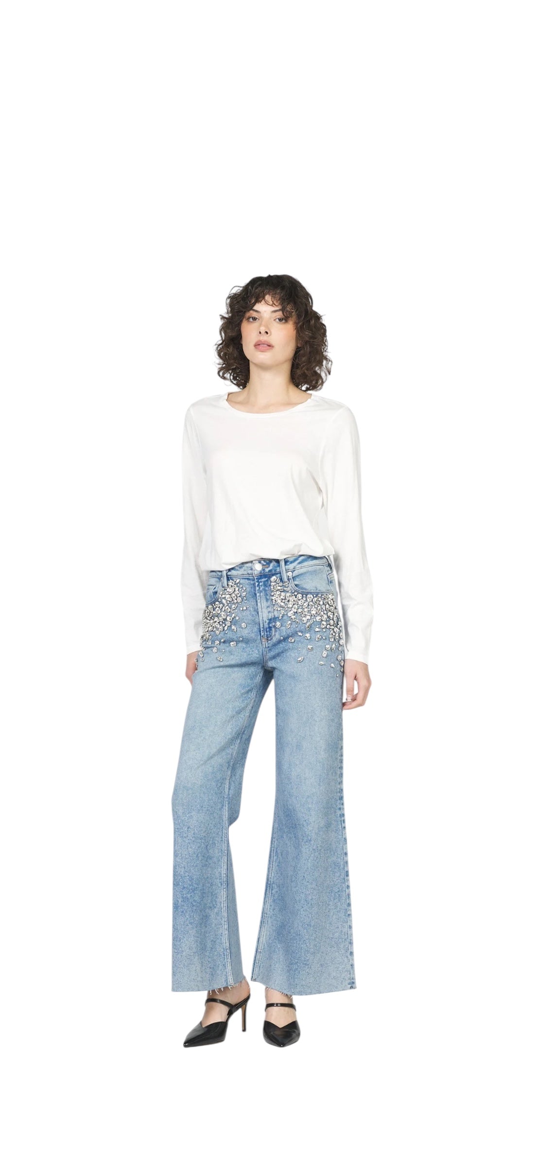 FIONA WIDE LEG JEAN
