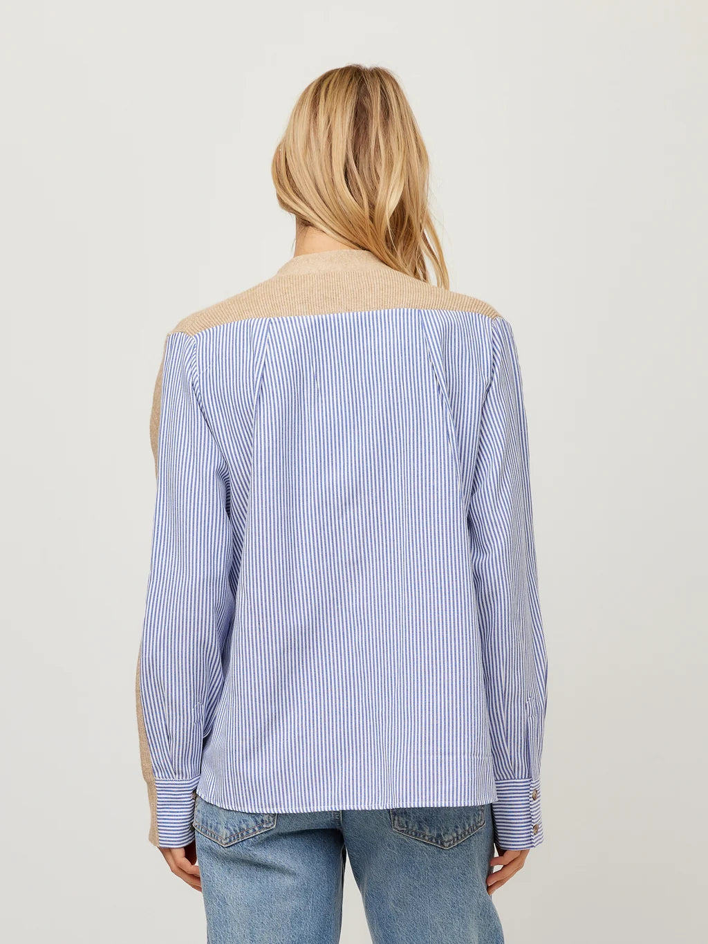 CELINE MIXED MEDIA CARDIGAN
