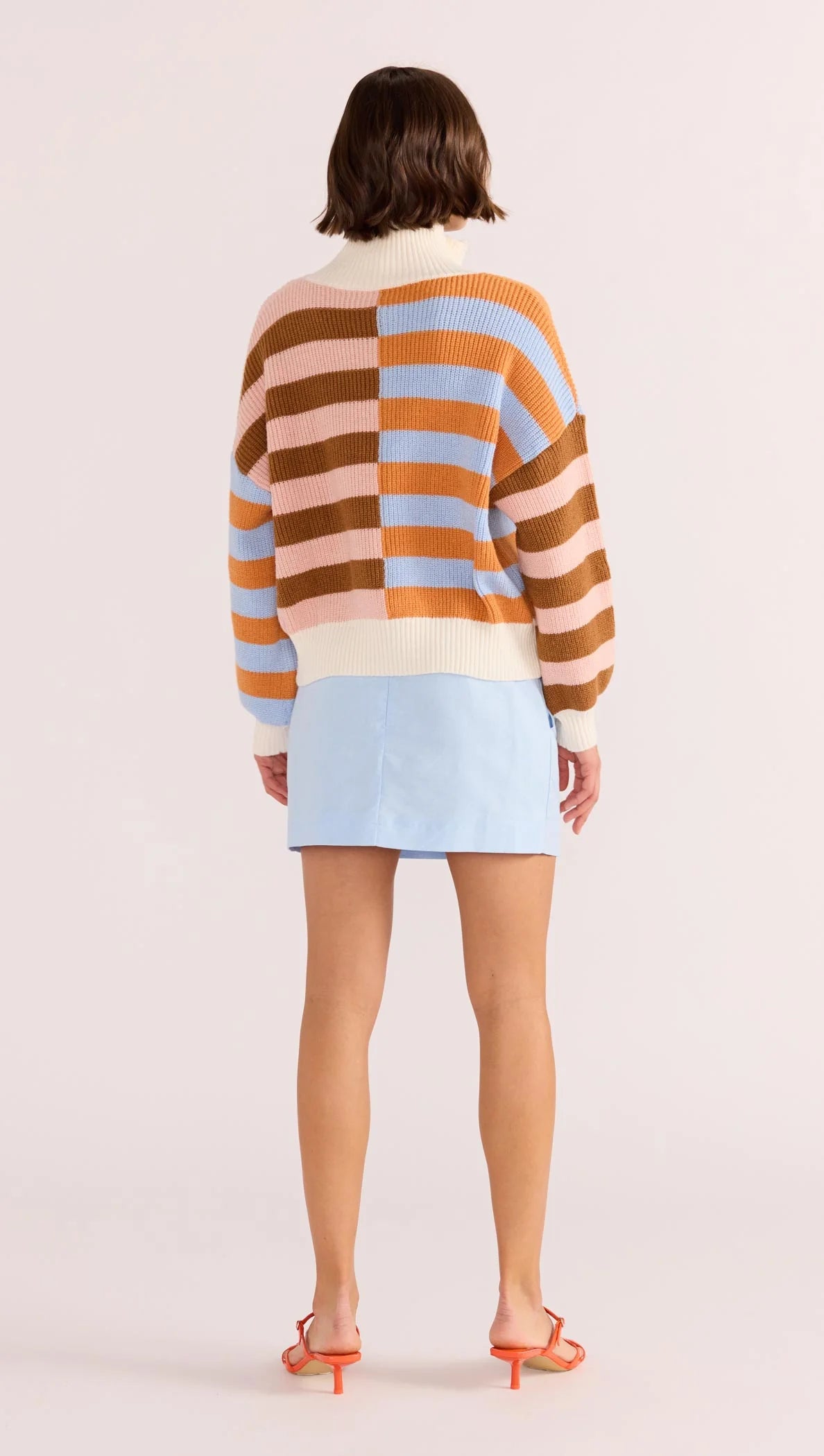 SKYE SPLICE STRIPE SWEATER