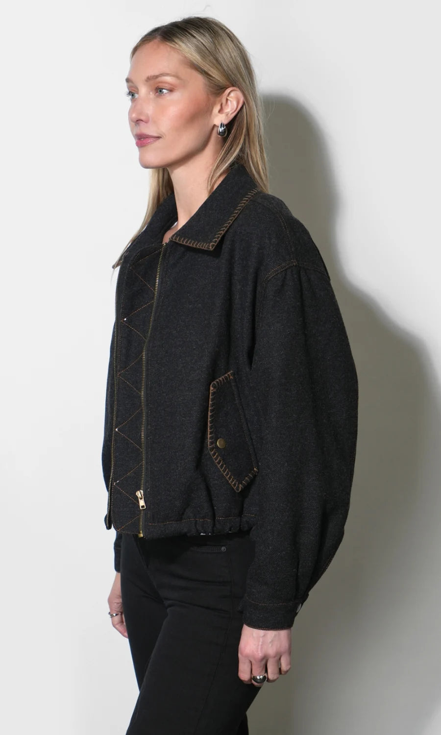 Kian Jacket with Embroidery Detail