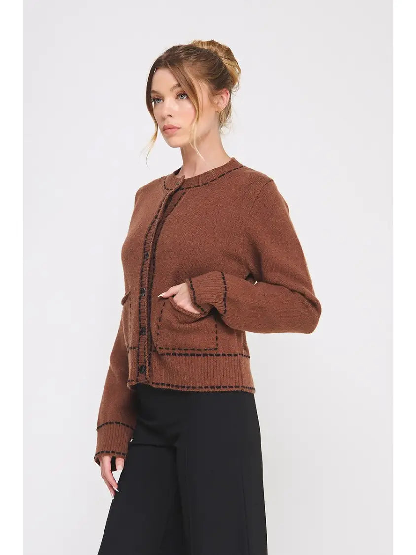 Stitch Detail Cardigan