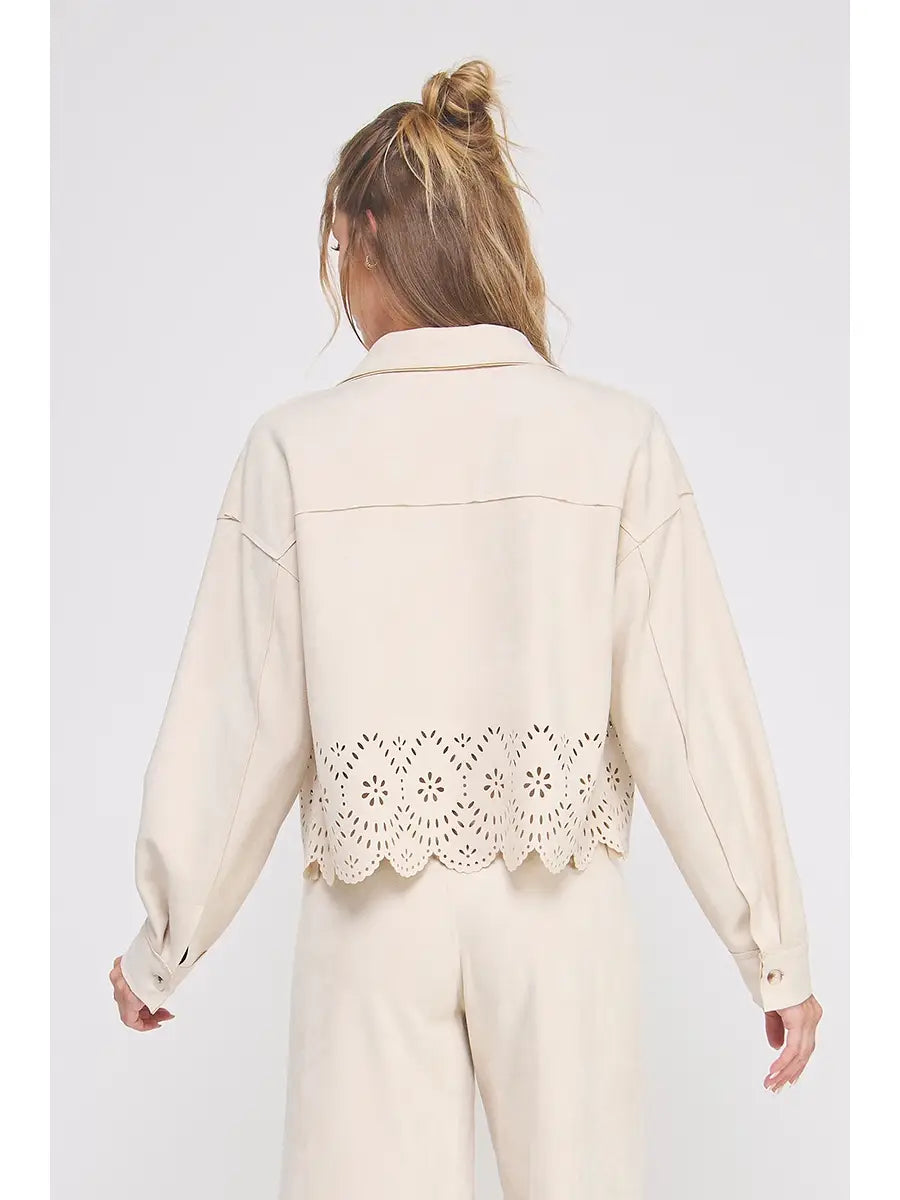 Suede Shirt Jacket