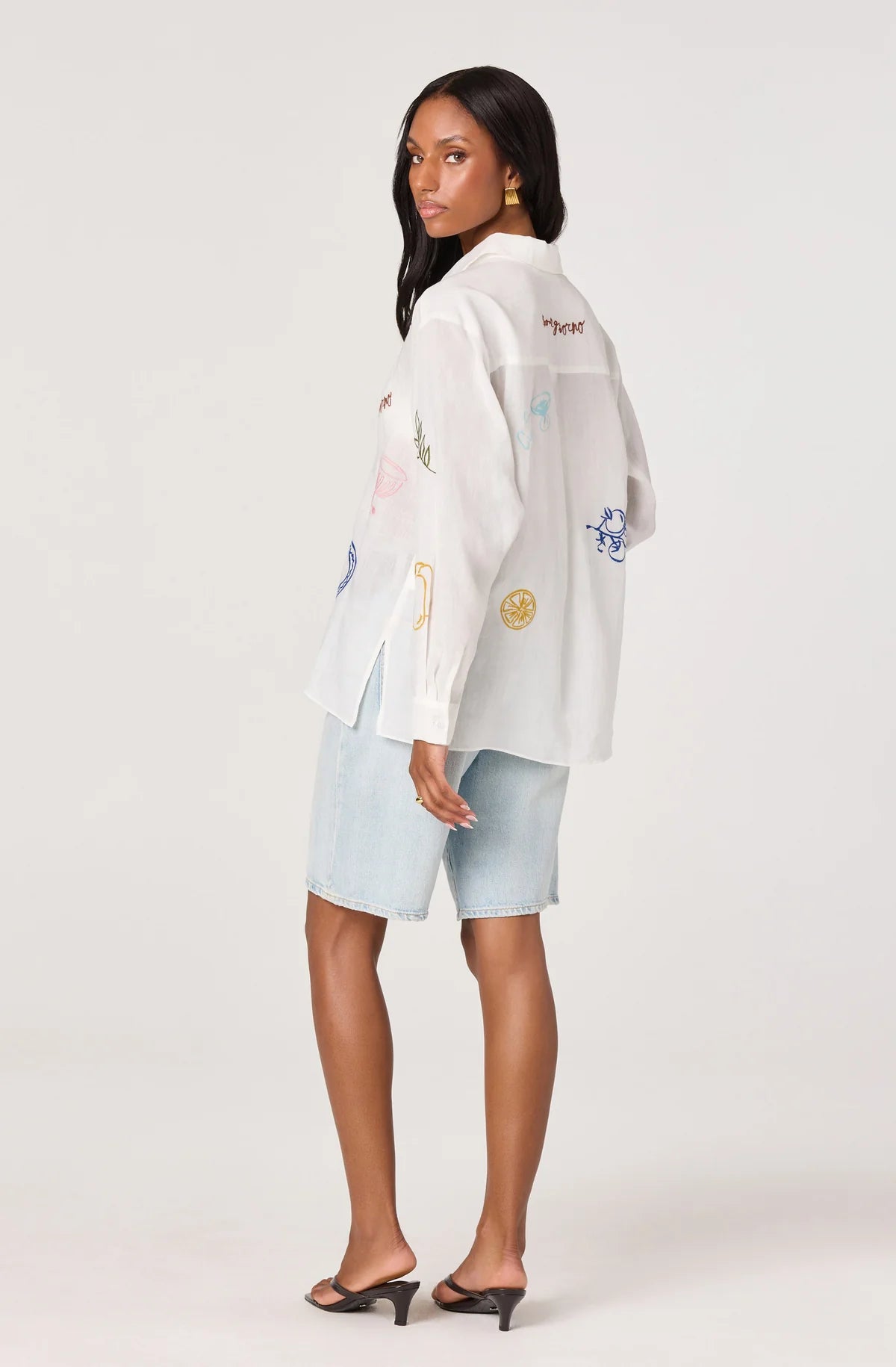 Trace Embroidered Picnic Shirt