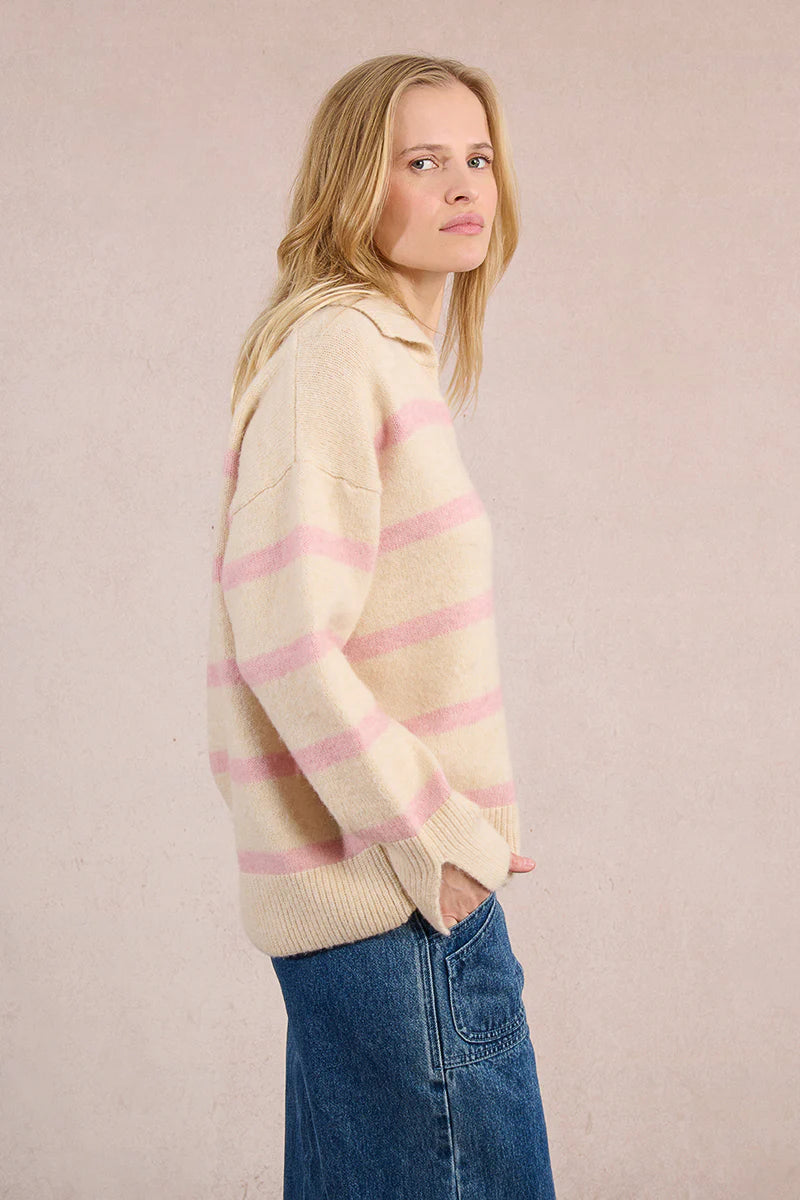 Pink Stripe Sweater