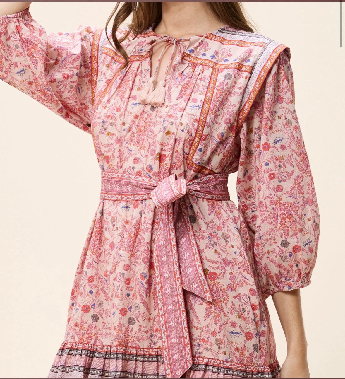 FRIEDA MINI DRESS | DAHLIA