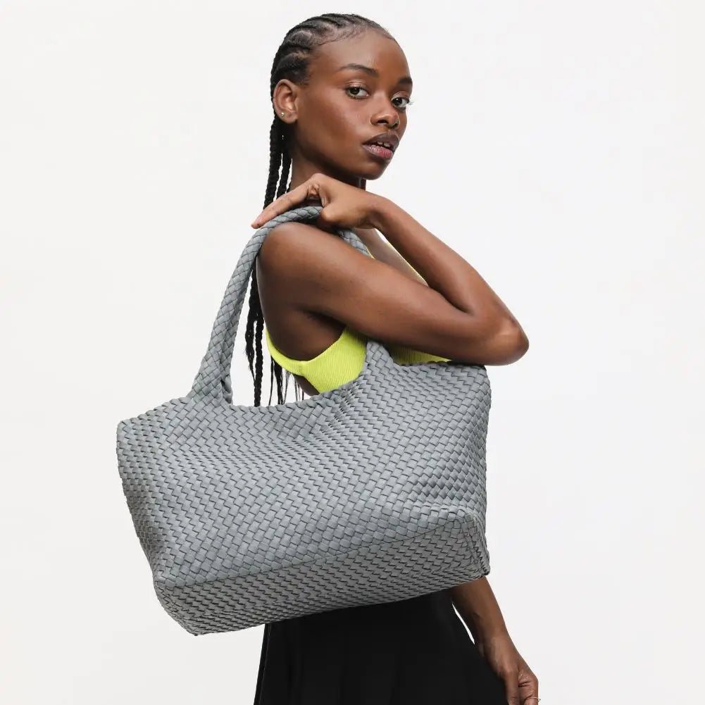 Sky's the Limit - Large Woven Neoprene Tote