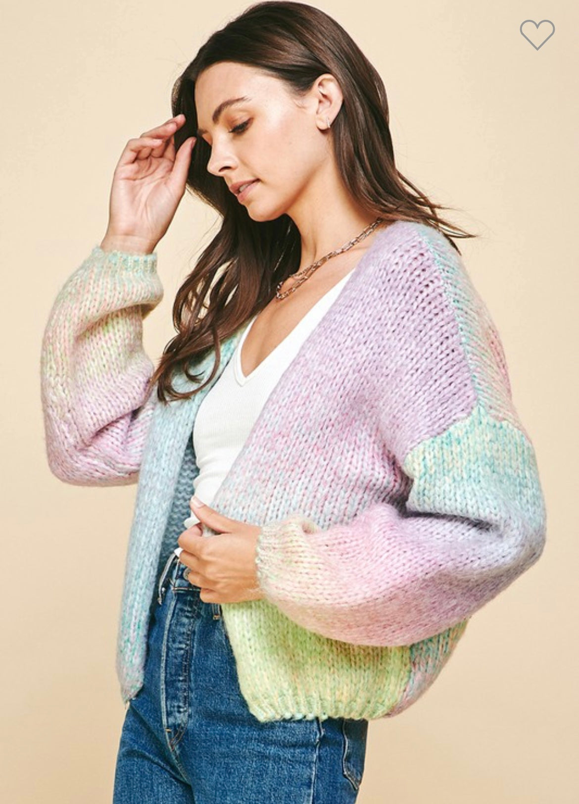 Rainbow Sweater Cardigan